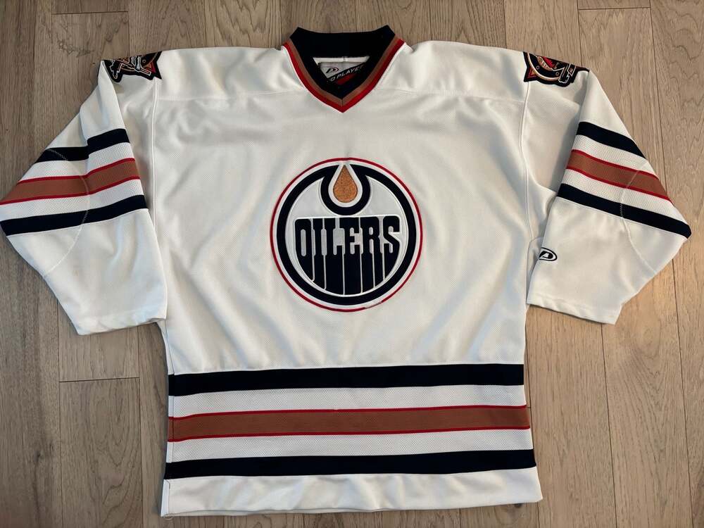 Vintage 1990s Edmonton Oilers Pro Player NHL Hockey Jersey Size Large